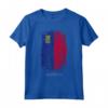 HapTiger - Bandiera Paese Liechtenstein Maglietta Souvenir - Stile Grunge Leggero