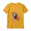Donna Dabbing Unicorn Liechtenstein Calcio Bandiera Liechtenstein Maglietta con Collo a V - Ideale per Regalo ai Tifosi del Calcio del Liechtenstein