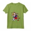 Donna Dabbing Unicorn Liechtenstein Calcio Bandiera Liechtenstein Maglietta con Collo a V - Ideale per Regalo ai Tifosi del Calcio del Liechtenstein