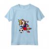 Donna Dabbing Unicorn Liechtenstein Calcio Bandiera Liechtenstein Maglietta con Collo a V - Ideale per Regalo ai Tifosi del Calcio del Liechtenstein