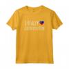 I Really Love Liechtenstein - Maglietta Bandiera della Cultura Mondiale - Moda Patriotica con Testo Minimalista