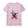 Donna Dabbing Dog Calcio Liechtenstein Bandiera - Maglietta con Collo a V per Tifosi di Calcio - Regalo Compleanno o Natale