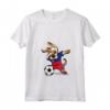 Donna Dabbing Dog Calcio Liechtenstein Bandiera - Maglietta con Collo a V per Tifosi di Calcio - Regalo Compleanno o Natale