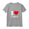 Cuore Rosso Amo il Liechtenstein - Maglietta con Collo a V - Ideale per Patrioti e Turisti del Liechtenstein