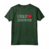 I Really Love Liechtenstein - Maglietta Cuore per Mostrare Amore per il Paese - Moda Minimalista e Cultura