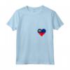 Donna Liechtenstein Bandiera Cuore Love Maglietta con Collo a V - Design Patriottico per il Giorno dell'Indipendenza del Liechtenstein