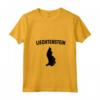 Donna Isolato Liechtenstein Silhouette Mappa - Maglietta Orgoglioso Abitante del Liechtenstein - Ideale per Amanti del Liechtenstein e Turisti
