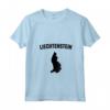 Donna Isolato Liechtenstein Silhouette Mappa - Maglietta Orgoglioso Abitante del Liechtenstein - Ideale per Amanti del Liechtenstein e Turisti