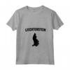 Donna Isolato Liechtenstein Silhouette Mappa - Maglietta Orgoglioso Abitante del Liechtenstein - Ideale per Amanti del Liechtenstein e Turisti