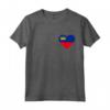 Liechtenstein Bandiera Cuore - Love Liechtenstein Maglietta - Design Patriottico per Mostrare il Tuo Sostegno e Amore al Principato del Liechtenstein