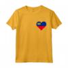 Liechtenstein Bandiera Cuore - Love Liechtenstein Maglietta - Design Patriottico per Mostrare il Tuo Sostegno e Amore al Principato del Liechtenstein