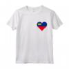 Liechtenstein Bandiera Cuore - Love Liechtenstein Maglietta - Design Patriottico per Mostrare il Tuo Sostegno e Amore al Principato del Liechtenstein