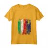LIECHTENSTEIN ITALIA Bandiera Amicizia | LIECHTENSTEIN Maglietta con Collo a V - T-shirt per Mostrare Amicizia e Supporto