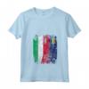 LIECHTENSTEIN ITALIA Bandiera Amicizia | LIECHTENSTEIN Maglietta con Collo a V - T-shirt per Mostrare Amicizia e Supporto