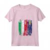 LIECHTENSTEIN ITALIA Bandiera Amicizia | LIECHTENSTEIN Maglietta con Collo a V - T-shirt per Mostrare Amicizia e Supporto