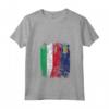 LIECHTENSTEIN ITALIA Bandiera Amicizia | LIECHTENSTEIN Maglietta con Collo a V - T-shirt per Mostrare Amicizia e Supporto