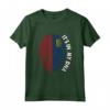 Liechtenstein DNA Pride - Bandiera del Liechtenstein Impronta Digitale Maglietta Souvenir - Ideale per Radici e Orgoglio Liechtenstein