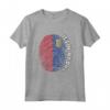 Liechtenstein DNA Pride - Bandiera del Liechtenstein Impronta Digitale Maglietta Souvenir - Ideale per Radici e Orgoglio Liechtenstein