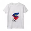 Donna Bandiera Calcio Liechtenstein Maglietta con Collo a V - Ideale per Sostenere la Nazionale - Acquista Online!