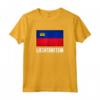 Regalo della Bandiera del Liechtenstein Maglietta - Ideale per Uomini, Donne e Bambini - Orgoglio Liechtenstein