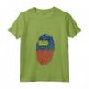 Donna Impronte digitali bandiera del HapTiger Maglietta con Collo a V - Collezione Unica di T-shirt Fashion per Donne