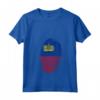 Donna Impronte digitali bandiera del HapTiger Maglietta con Collo a V - Collezione Unica di T-shirt Fashion per Donne