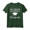 Magliette Uomo Manica Corta - Solo i Migliori si Laureano in Psicologia - T-shirt Divertente Regalo Laurea - Marca HapTiger