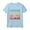 Love Earthworm - Maglietta divertente con Lombrichi per Bambini e Adulti - Ideale per Agricoltori e Amanti della Natura