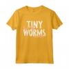 Piccoli Vermi nell'Allevamento di Lombrichi - Maglietta per Worm Farming con Costumi Divertenti per Bambini