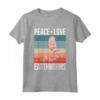 Pace Amore Lombrichi Retro Verme Maglietta - Regalo Divertente per Amanti della Natura - Earthworm Accessori inclusi