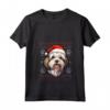 Lowchen Cappello di Babbo Natale Divertente - Maglietta per Amanti dei Cani Lowchen - Ideale per Natale, Ringraziamento o Compleanni