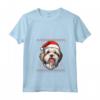 Lowchen Cappello di Babbo Natale Divertente - Maglietta per Amanti dei Cani Lowchen - Ideale per Natale, Ringraziamento o Compleanni