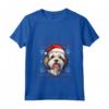 Lowchen Cappello di Babbo Natale Divertente - Maglietta per Amanti dei Cani Lowchen - Ideale per Natale, Ringraziamento o Compleanni