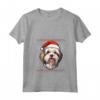 Lowchen Cappello di Babbo Natale Divertente - Maglietta per Amanti dei Cani Lowchen - Ideale per Natale, Ringraziamento o Compleanni
