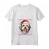 Lowchen Cappello di Babbo Natale Divertente - Maglietta per Amanti dei Cani Lowchen - Ideale per Natale, Ringraziamento o Compleanni