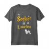 Lowchen Gifts - My Seeker is Lowchen Maglietta - Regalo Unico per Amanti dei Cani e Proprietari di Lowchen