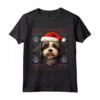 Lowchen Cappello di Babbo Natale - Maglietta Divertente per Genitori di Cani - Regalo Natale per Amanti dei Cani