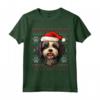 Lowchen Cappello di Babbo Natale - Maglietta Divertente per Genitori di Cani - Regalo Natale per Amanti dei Cani