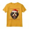 Lowchen Cappello di Babbo Natale - Maglietta Divertente per Genitori di Cani - Regalo Natale per Amanti dei Cani