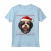 Lowchen Cappello di Babbo Natale - Maglietta Divertente per Genitori di Cani - Regalo Natale per Amanti dei Cani