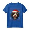 Lowchen Cappello di Babbo Natale - Maglietta Divertente per Genitori di Cani - Regalo Natale per Amanti dei Cani
