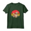 Lowchen Sunset Retro Dog Design Vintage Mamma Papà Bambini Maglietta - Regalo Unico per Proprietari di Lowchen - Ideale per Natale, Ringraziamento o San Valentino