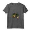 Lowchen Dinosaur T-Rex Walking - Funny Dog Trex Uomo Bambini Maglietta con Collo a V - Regalo per Proprietari di Cani Lowchen