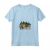 Lowchen Dinosaur T-Rex Walking - Funny Dog Trex Uomo Bambini Maglietta con Collo a V - Regalo per Proprietari di Cani Lowchen