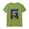 Lowchen - Dipinto con Cane Stellato e Notte Stellata Maglietta per Amanti di Cani - Regalo Carino per Natale o Compleanno