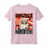 Divertente Retrò Giapponese Dogzilla Lowchen Maglietta per Amanti dei Cani - Regalo Unico per Amici e Familiari - Dogzilla: Il Re dei Cani