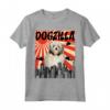 Divertente Retrò Giapponese Dogzilla Lowchen Maglietta per Amanti dei Cani - Regalo Unico per Amici e Familiari - Dogzilla: Il Re dei Cani