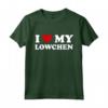 I Heart Dog Dad Mom - I Love Lowchen Maglietta - Abbigliamento Divertente per Amanti dei Cani Lowchen - Ideale per Regali Unici