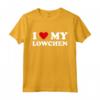 I Heart Dog Dad Mom - I Love Lowchen Maglietta - Abbigliamento Divertente per Amanti dei Cani Lowchen - Ideale per Regali Unici