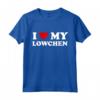 I Heart Dog Dad Mom - I Love Lowchen Maglietta - Abbigliamento Divertente per Amanti dei Cani Lowchen - Ideale per Regali Unici